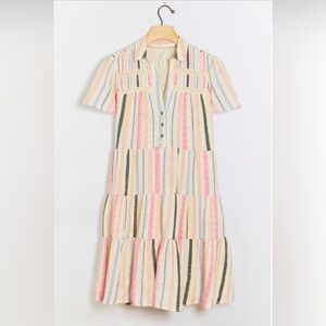 ANTHROPOLOGIE GEORGINA TIERED SHIRTDRESS